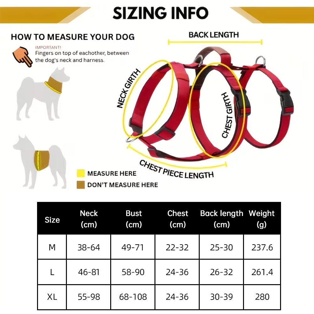 Taktisches Hundegeschirr im Schutzwesten-Look – Anti-Zug, für große Hunde, S–L, 9 Farben