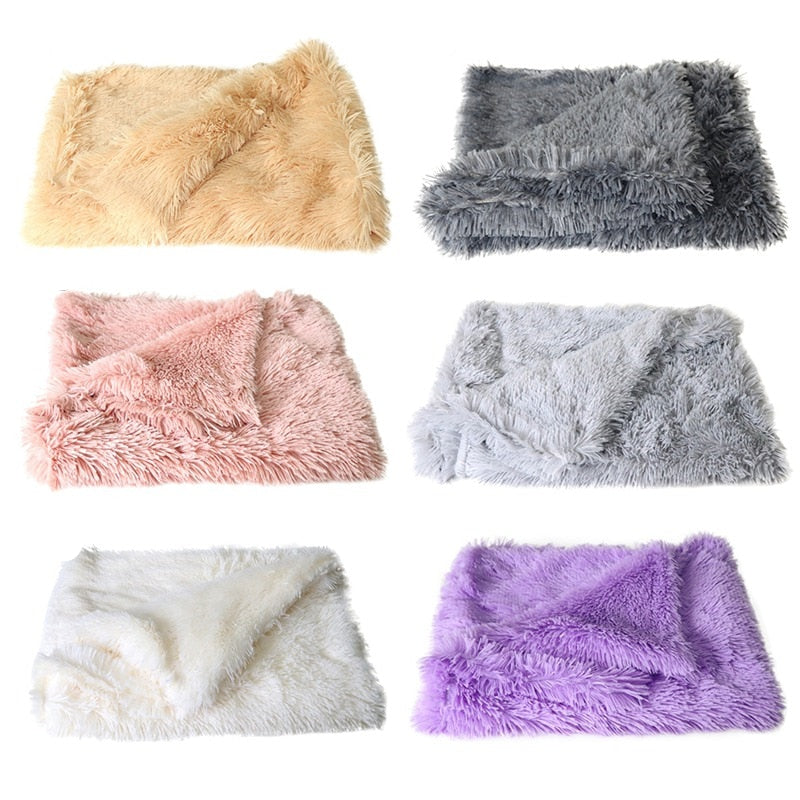 Luxuriöse Plüsch-Hundedecke – Weiches Fleece, 24 Farben, Größen S–L, für Hunde & Katzen