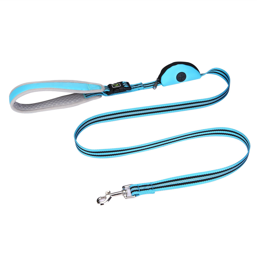 Reflektierende Hundeleine 150cm – Nylon, 4 Farben, für alle Hundegrößen