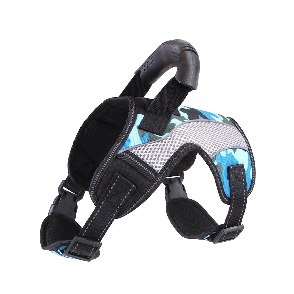 Hunde-Stützgeschirr mit Griff & Reflektor – Atmungsaktiv, für mittlere & große Hunde, S–XL