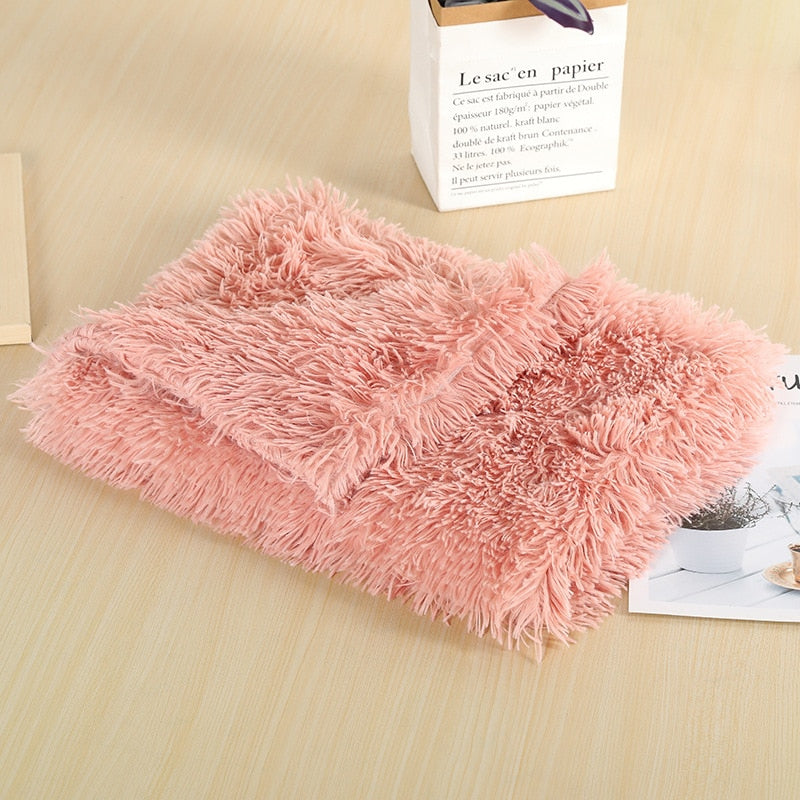 Luxuriöse Plüsch-Hundedecke – Weiches Fleece, 24 Farben, Größen S–L, für Hunde & Katzen