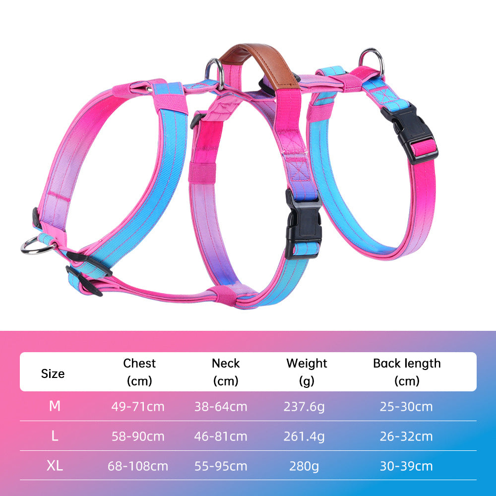 Taktisches Hundegeschirr im Schutzwesten-Look – Anti-Zug, für große Hunde, S–L, 9 Farben