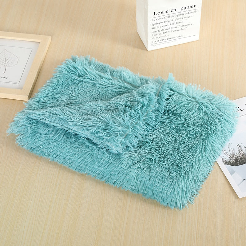 Luxuriöse Plüsch-Hundedecke – Weiches Fleece, 24 Farben, Größen S–L, für Hunde & Katzen