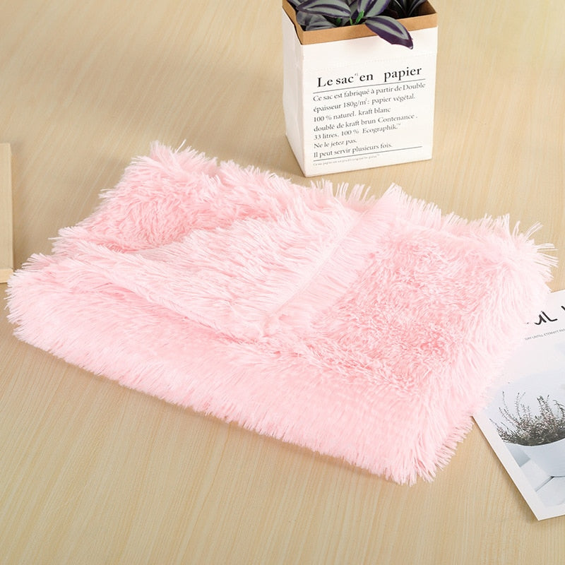 Luxuriöse Plüsch-Hundedecke – Weiches Fleece, 24 Farben, Größen S–L, für Hunde & Katzen
