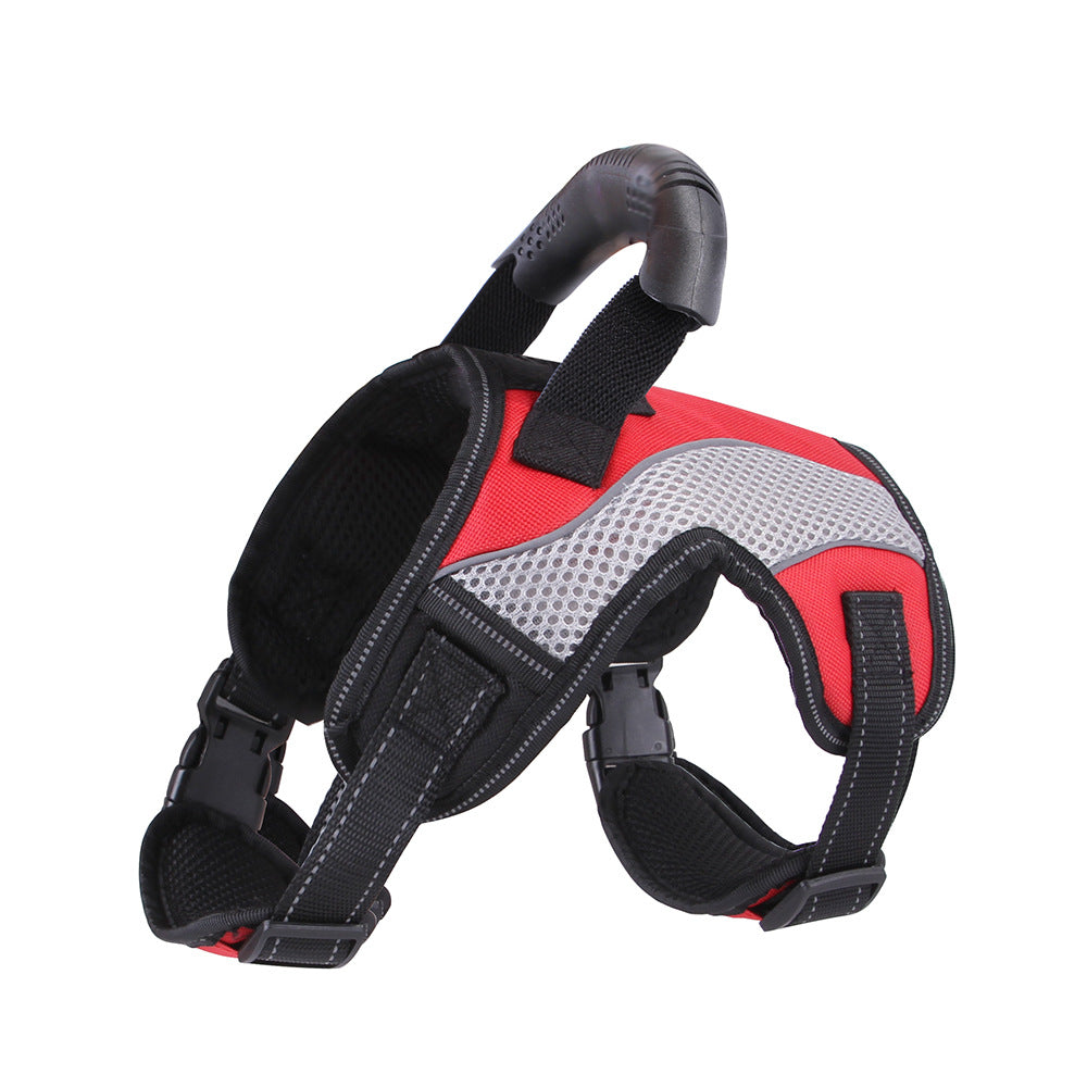 Hunde-Stützgeschirr mit Griff & Reflektor – Atmungsaktiv, für mittlere & große Hunde, S–XL