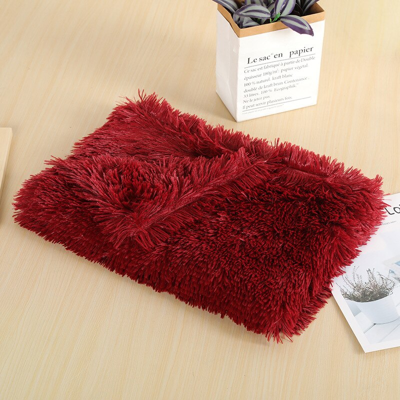 Luxuriöse Plüsch-Hundedecke – Weiches Fleece, 24 Farben, Größen S–L, für Hunde & Katzen
