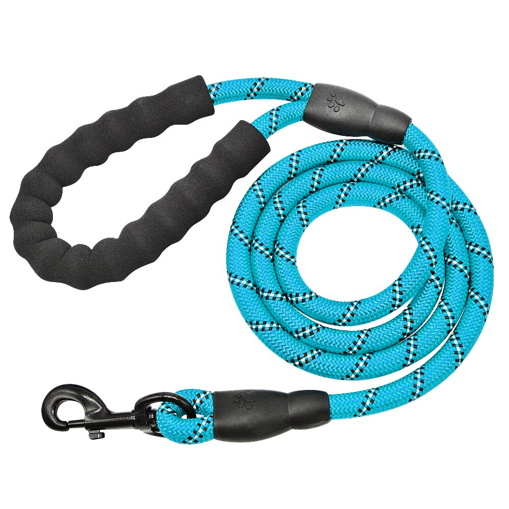 Reflektierende Hundeleine Nylon 150cm – Heavy Duty, 7 Farben, für alle Hundegrößen