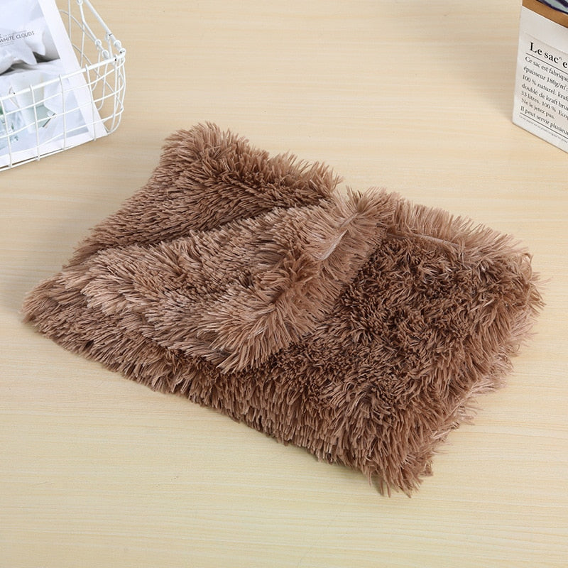 Luxuriöse Plüsch-Hundedecke – Weiches Fleece, 24 Farben, Größen S–L, für Hunde & Katzen