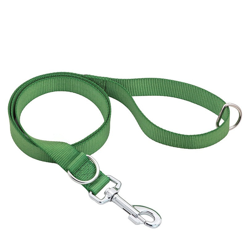 Flache Nylon-Hundeleine – Für kleine, mittlere & große Hunde, 6 Farben, M/L