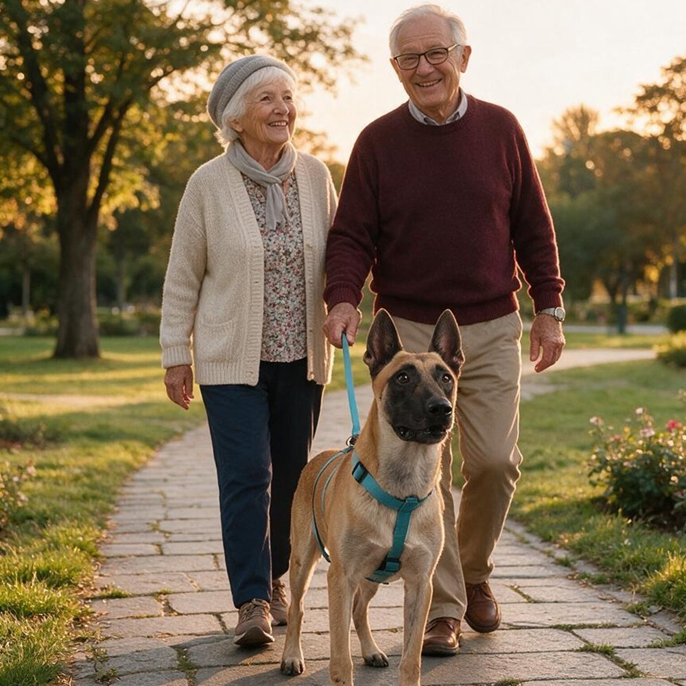 Taktisches Hundegeschirr im Schutzwesten-Look – Anti-Zug, für große Hunde, S–L, 9 Farben