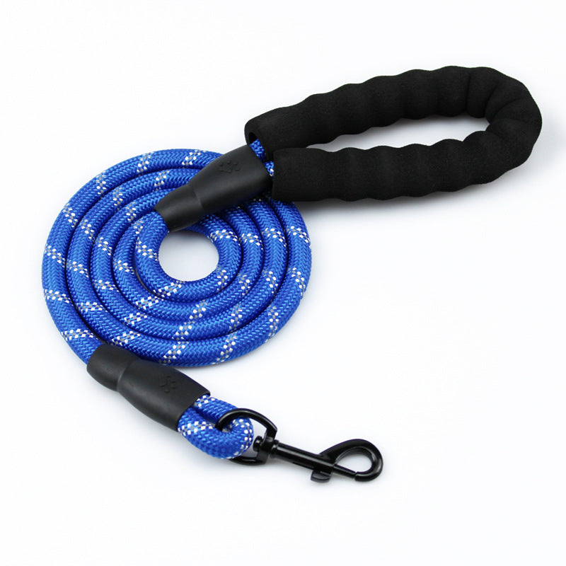 Reflektierende Hundeleine Nylon 150cm – Heavy Duty, 7 Farben, für alle Hundegrößen