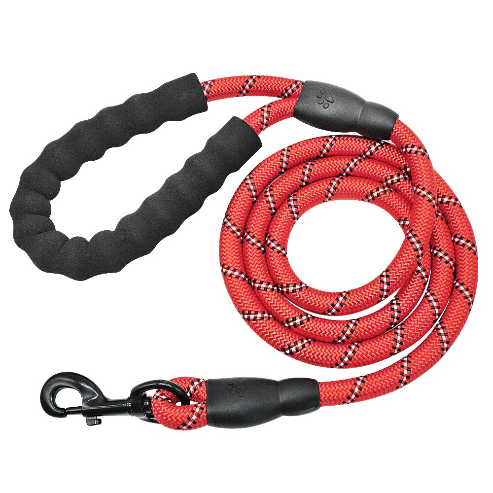 Reflektierende Hundeleine Nylon 150cm – Heavy Duty, 7 Farben, für alle Hundegrößen