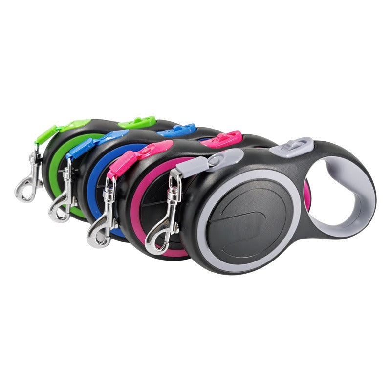 Automatische Einzieh-Hundeleine – 3M–8M, für mittlere & große Hunde, 12 Farben