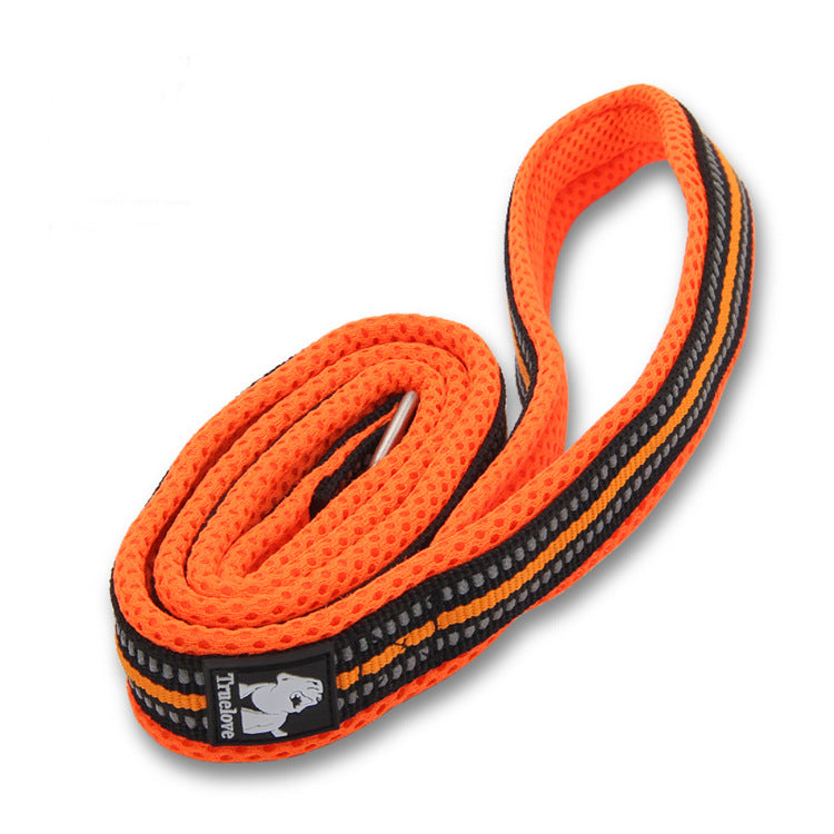 Fluoreszierendes Hundegeschirr Nylon – Leuchtfarben, S–L, 3 Farben, für alle Hunderassen