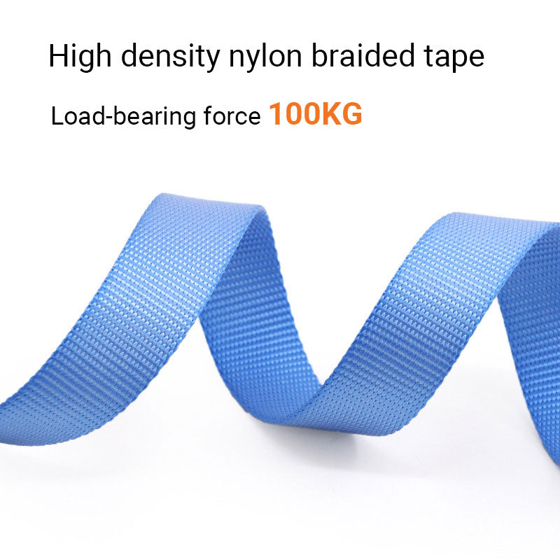 Flache Nylon-Hundeleine – Für kleine, mittlere & große Hunde, 6 Farben, M/L