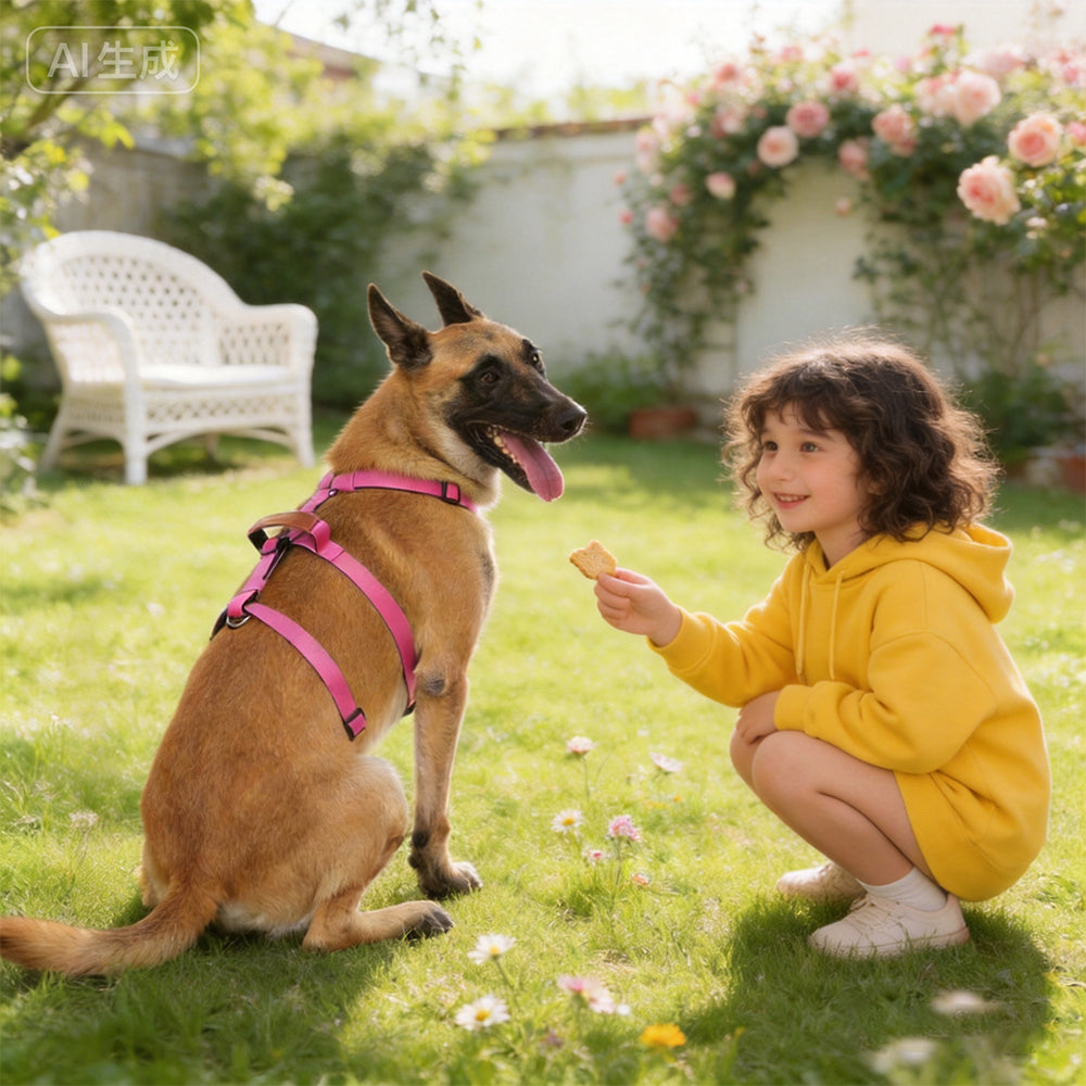 Taktisches Hundegeschirr im Schutzwesten-Look – Anti-Zug, für große Hunde, S–L, 9 Farben