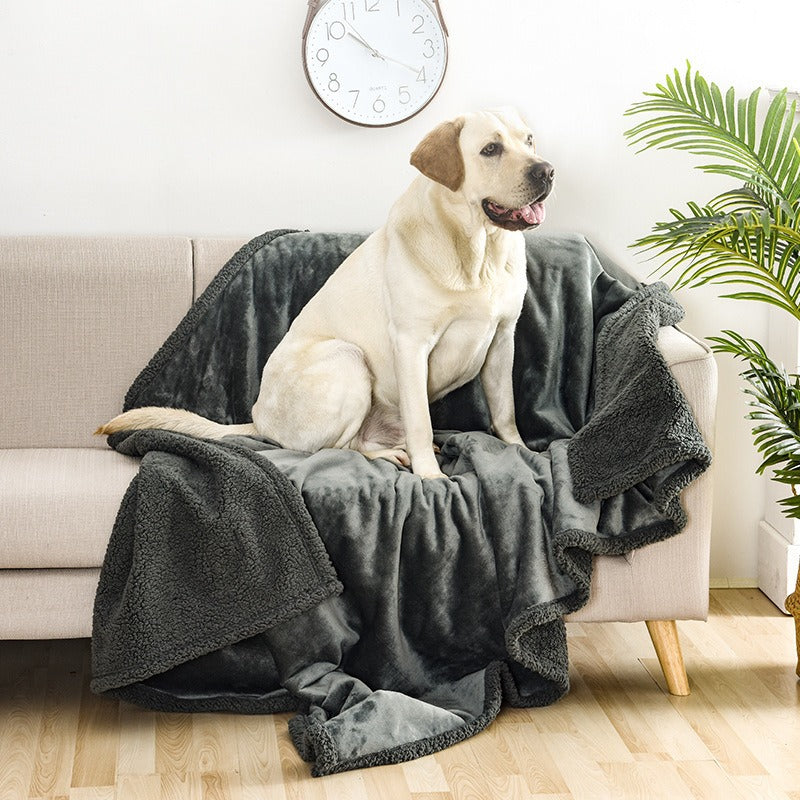 Wasserdichte Hundedecke – Verdickte Haustierdecke, Größen XS–XL, Schwarz/Grau/Kaffee