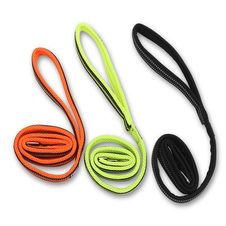Fluoreszierendes Hundegeschirr Nylon – Leuchtfarben, S–L, 3 Farben, für alle Hunderassen