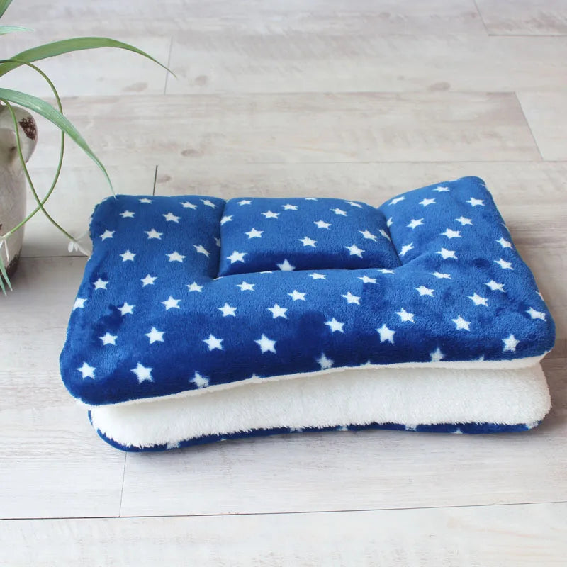 Weiche Fleece-Hundedecke mit Muster – 15 Designs, 6 Größen XS–XXL, für Hunde & Katzen