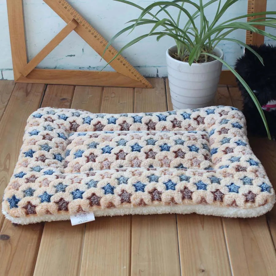 Weiche Fleece-Hundedecke mit Muster – 15 Designs, 6 Größen XS–XXL, für Hunde & Katzen