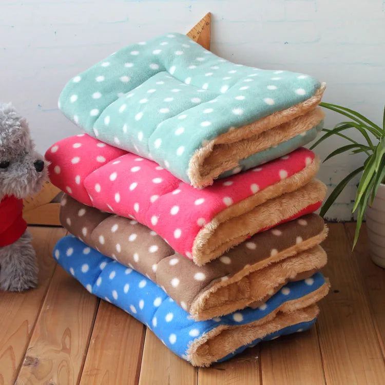 Weiche Fleece-Hundedecke mit Muster – 15 Designs, 6 Größen XS–XXL, für Hunde & Katzen