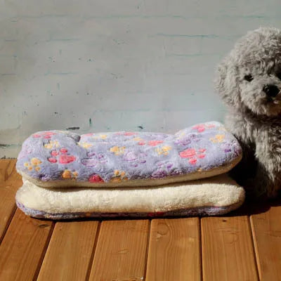 Weiche Fleece-Hundedecke mit Muster – 15 Designs, 6 Größen XS–XXL, für Hunde & Katzen