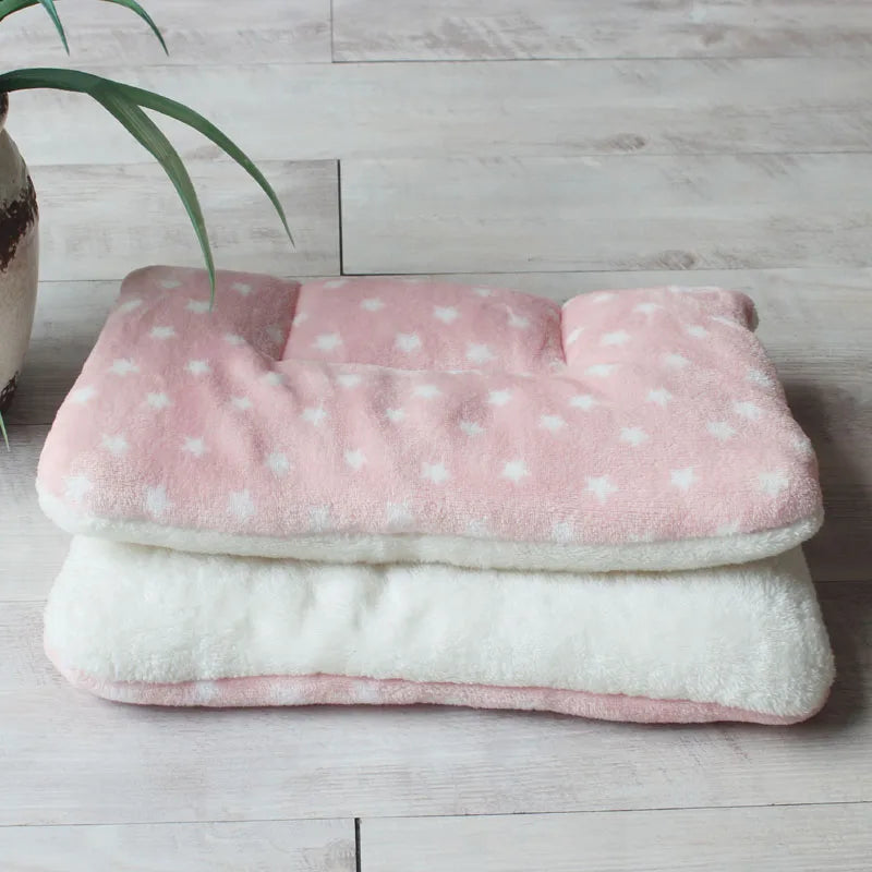 Weiche Fleece-Hundedecke mit Muster – 15 Designs, 6 Größen XS–XXL, für Hunde & Katzen